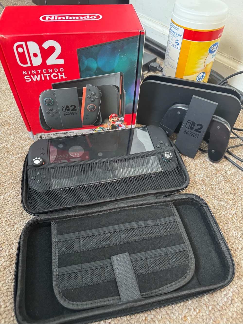 Nintendo Switch 2 With  Accessories and 2 Games